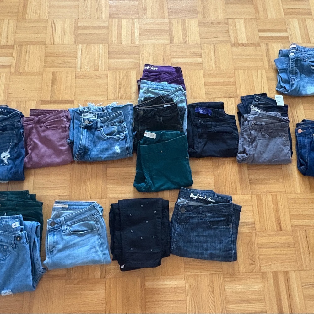 Women’s Jeans/Denim Lot -Assorted sizes, styles, brands, conditions (size XXS-M)